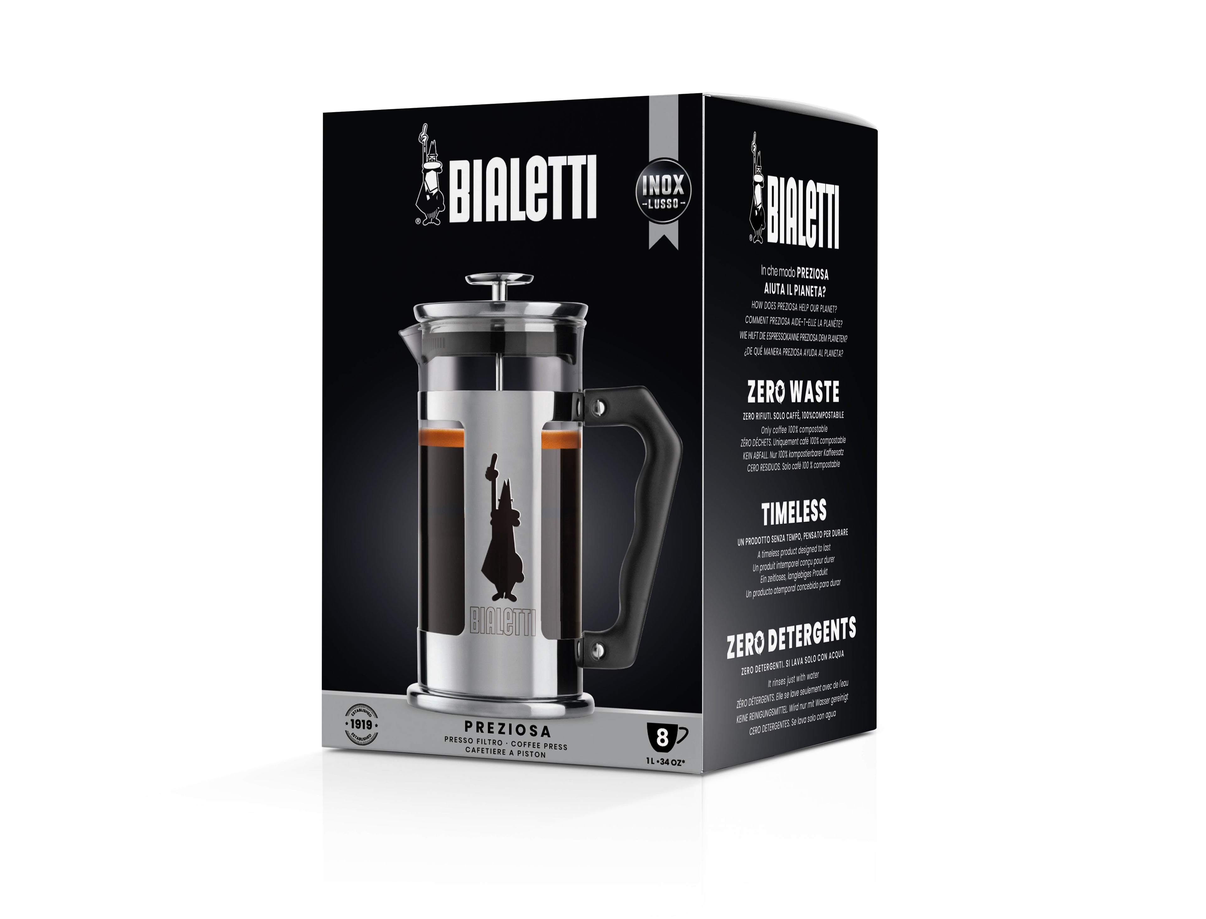 Bialetti - Coffee Press Preziosa 1 Lt.