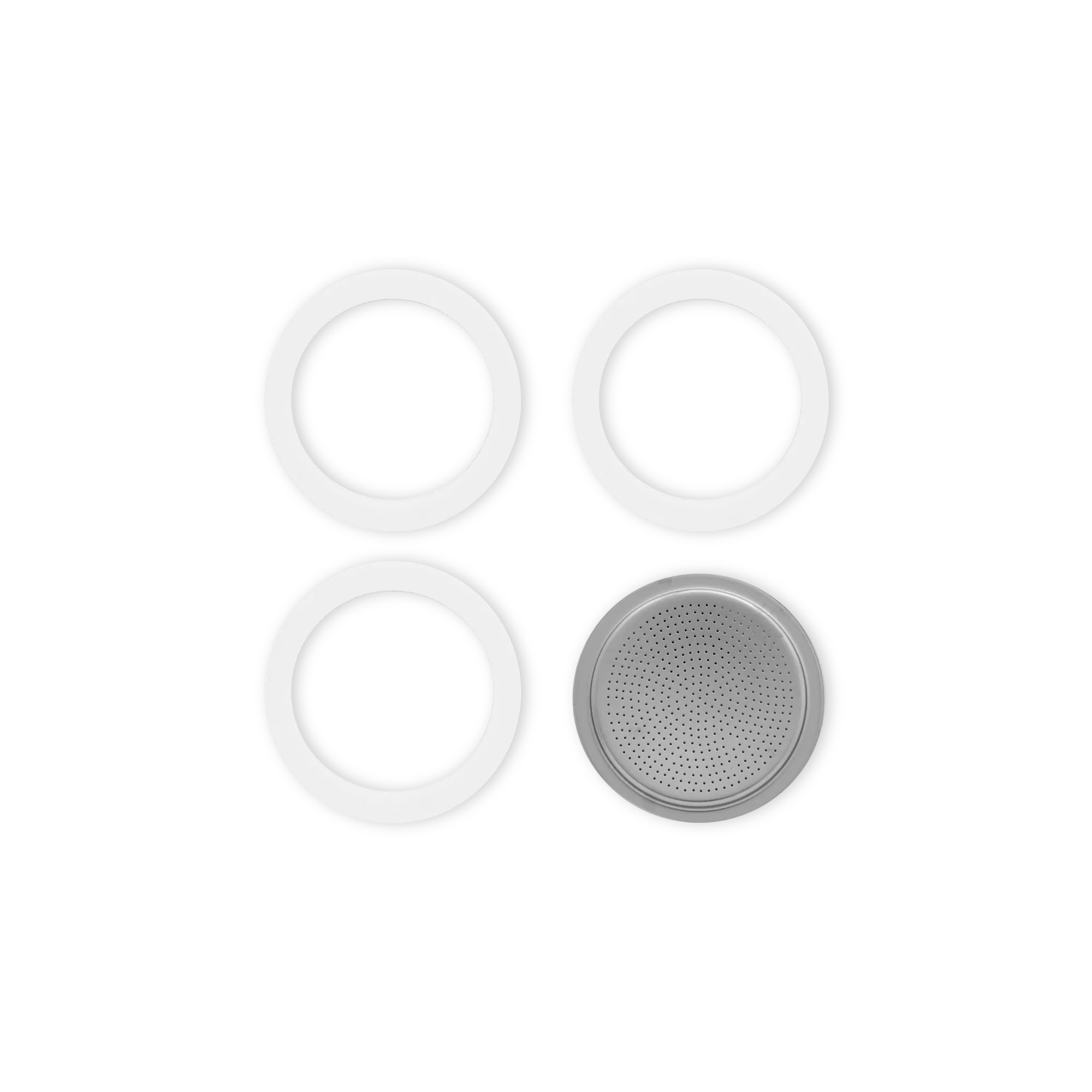 Bialetti - 3 Gasket + 1 Filter 3/4 Cups