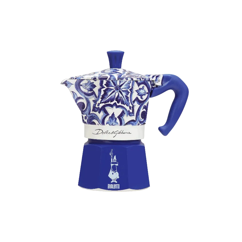 Bialetti - Moka Express 3Tz  D&G Blu Mediterraneo