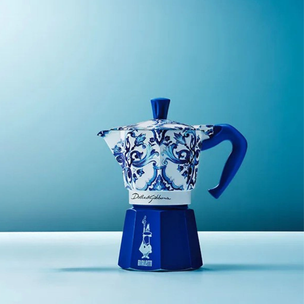Bialetti - Moka Express 3Tz  D&G Blu Mediterraneo