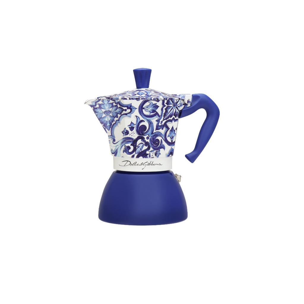 Bialetti - Moka Induction 6  Cups D&G Blu Mediterraneo