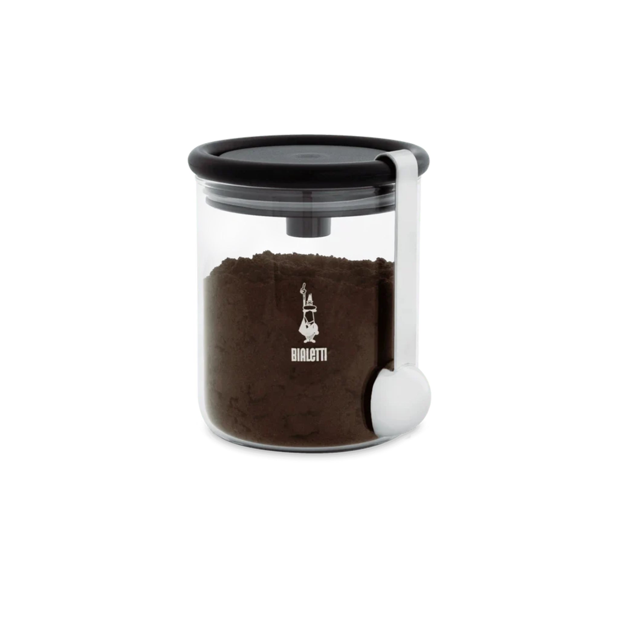 Bialetti - Glass Coffee Jar W/Moka Top