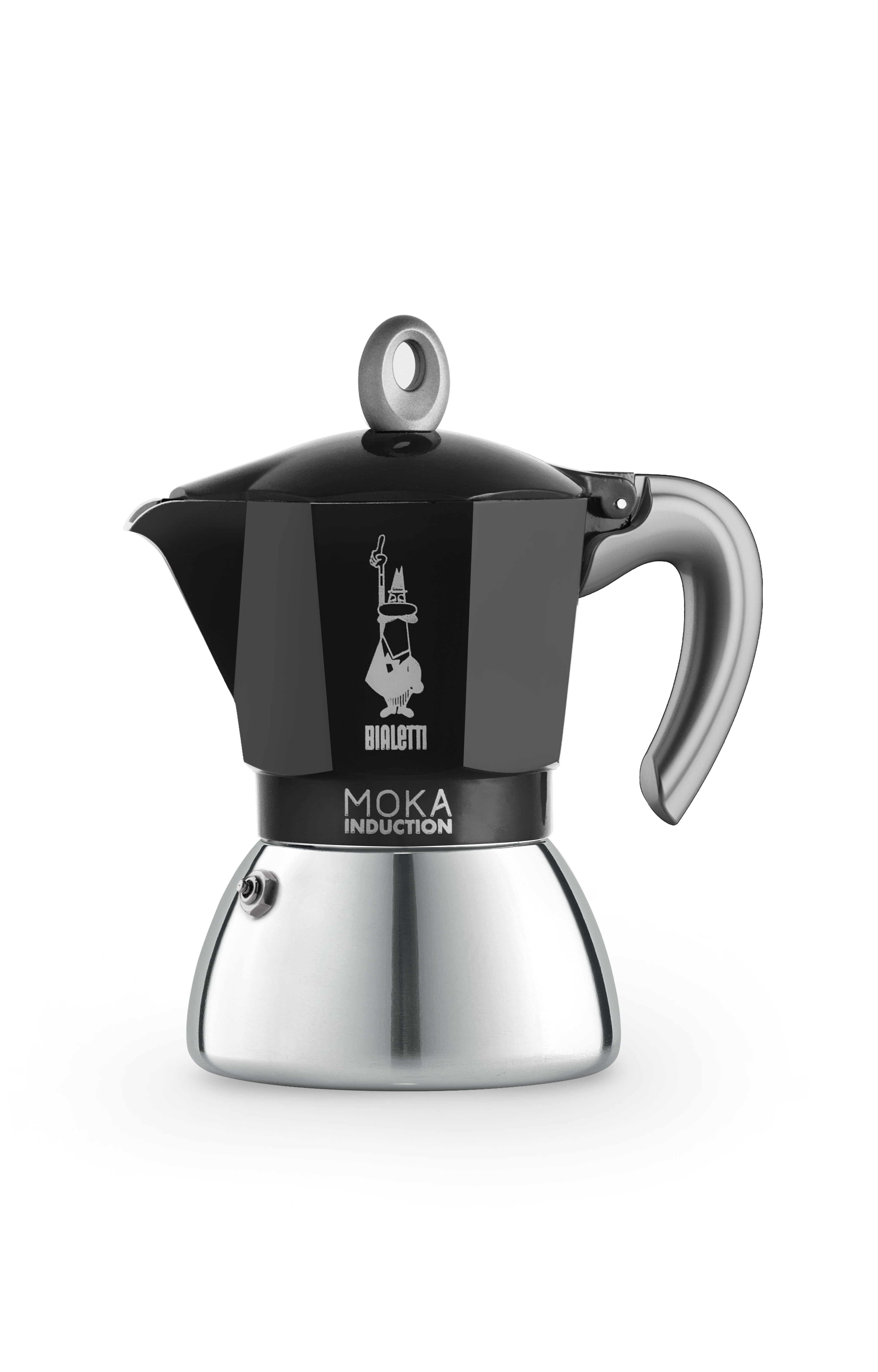 Bialetti - New Moka Induction Black 6 Cups