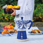 Bialetti - Moka Express 3Tz  D&G Blu Mediterraneo