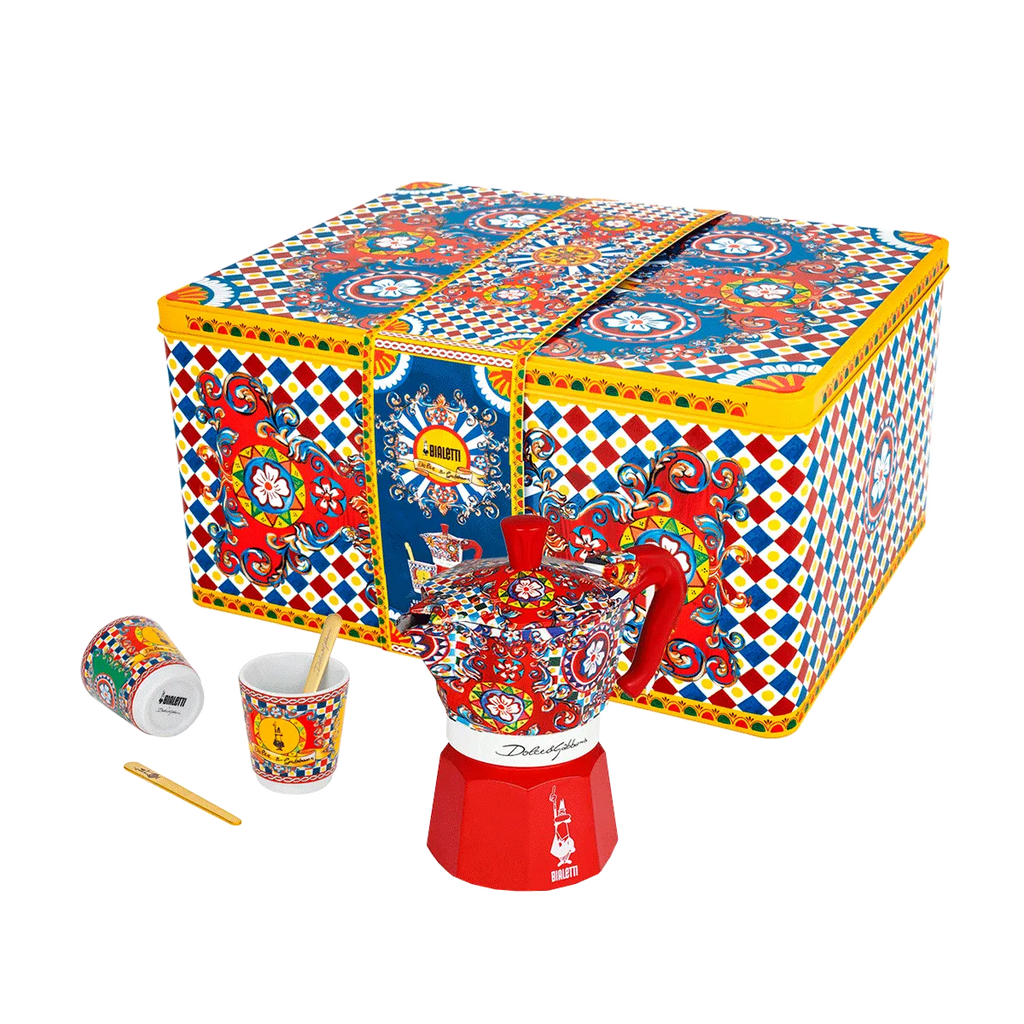 Bialetti - Set Moka 2Tz + Bicch +Pal  D&G