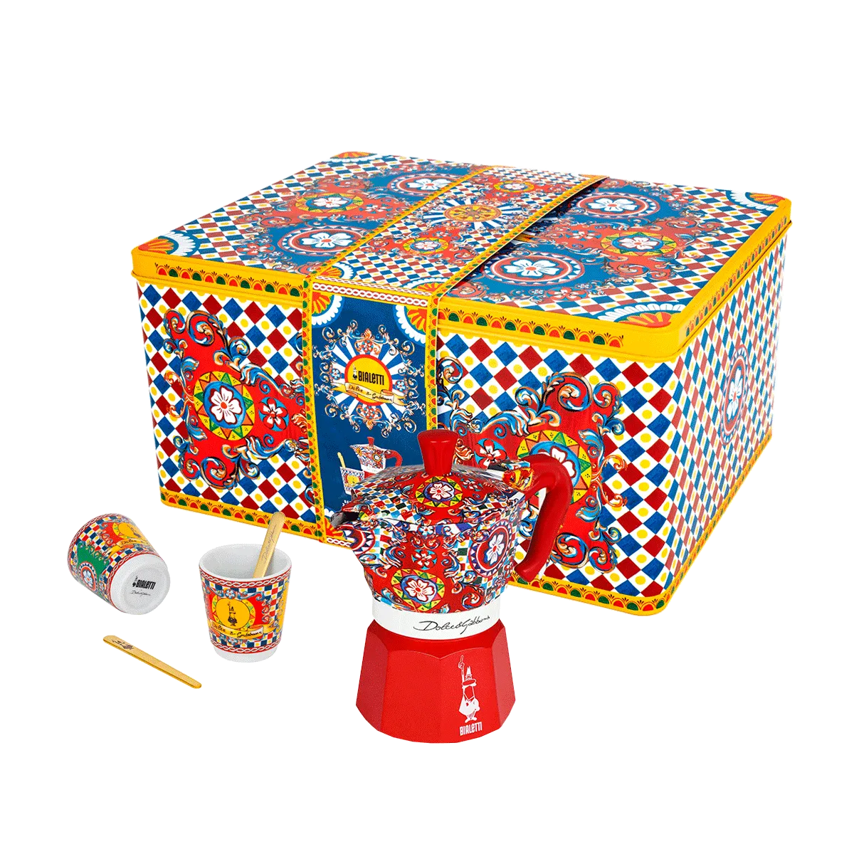 Bialetti - Set Moka 2Tz + Bicch +Pal  D&G